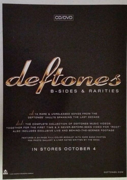 Poster for Deftones - B-Sides & Rarities DVD