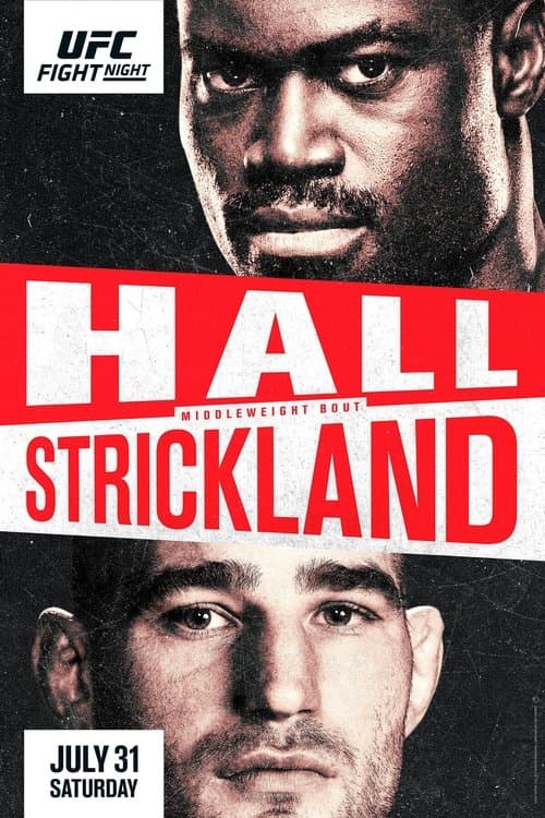 Poster for UFC on ESPN 28: Hall vs. Strickland