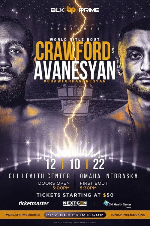 Poster for Terence Crawford vs. David Avanesyan