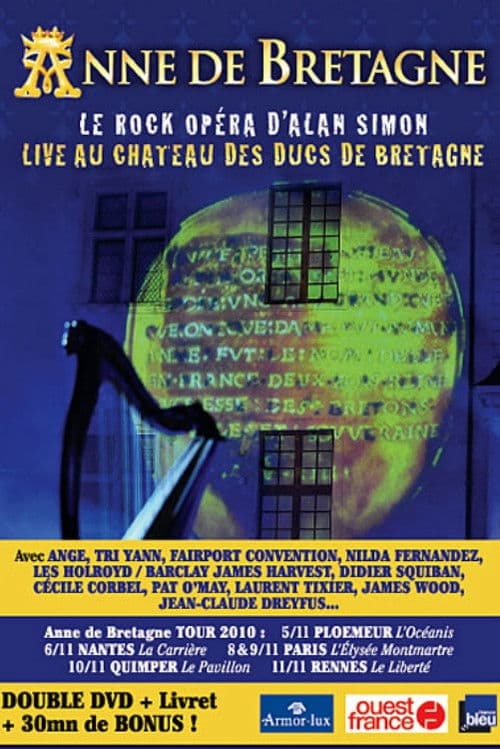 Poster for Anne of Brittany - Live at Castle of the Dukes of Brittany