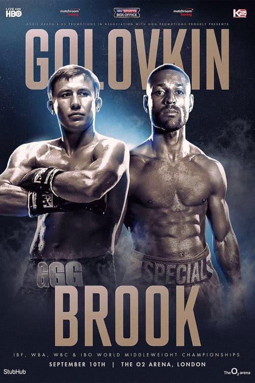 Poster for Gennady Golovkin vs. Kell Brook