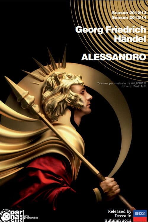 Poster for Haendel - Alessandro with Max Emanuel Cencic (Opéra Royal de Versailles)