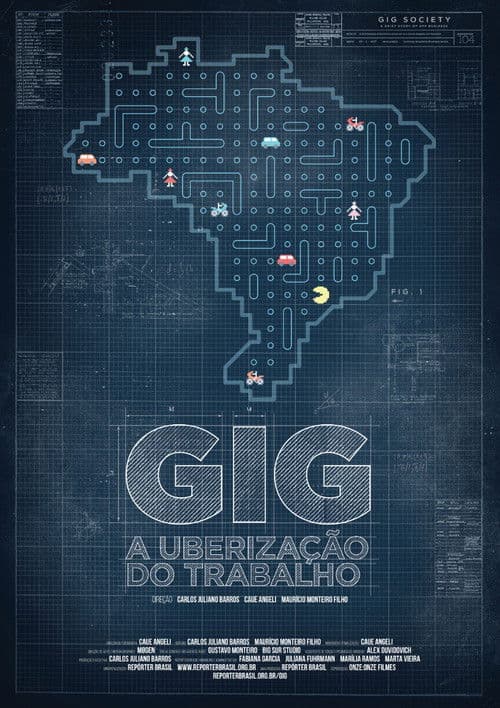 Poster for GIG - A Uberização do Trabalho