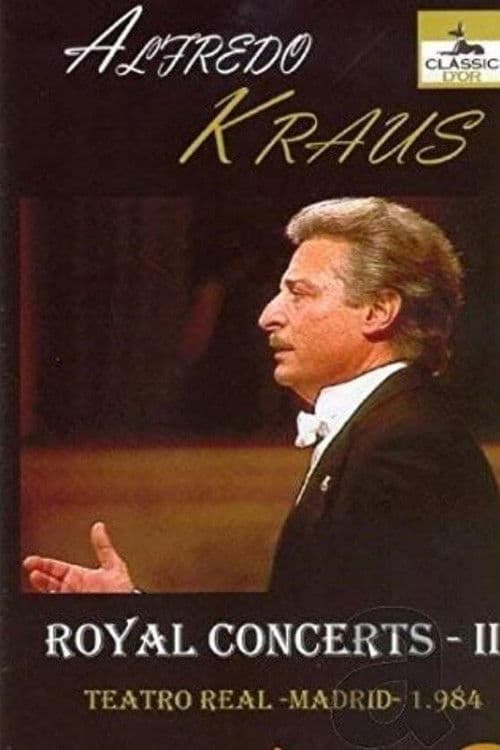 Poster for Alfredo Kraus - Concert in Madrid (Teatro Real)