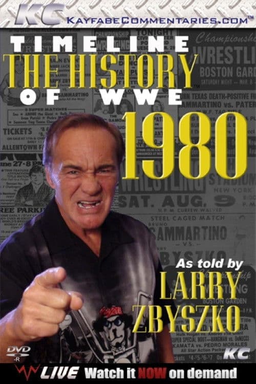 Poster for Timeline: The History of WWE – 1980 – As told By Larry Zybszko