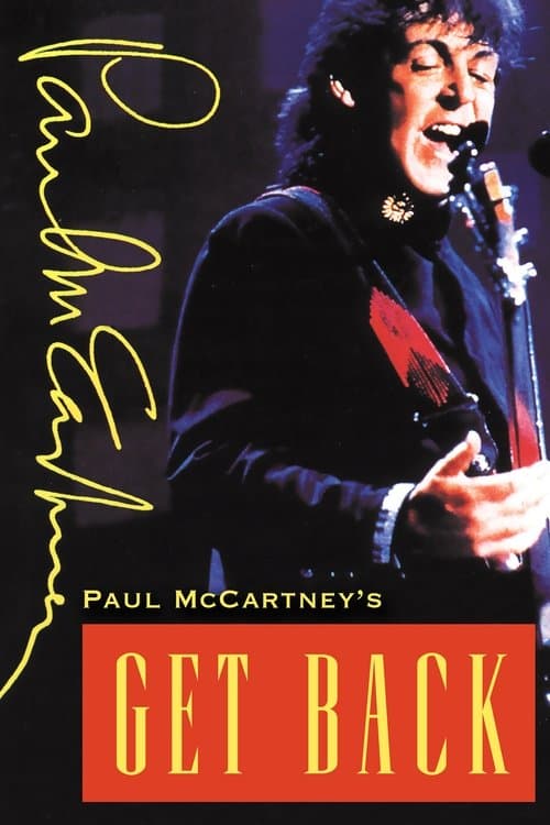 Poster for Paul McCartney's Get Back