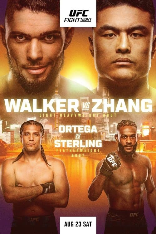 Poster for UFC Fight Night 257: Walker vs. Zhang