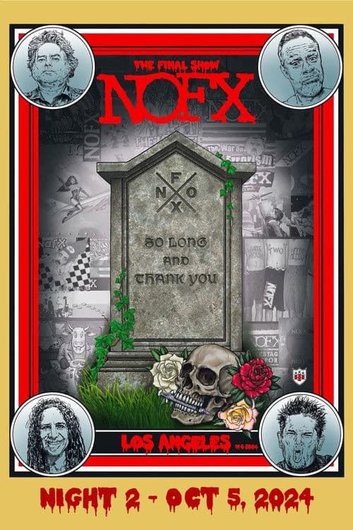 Poster for NOFX: The Final Show (Night 2) Oct 5, 2024