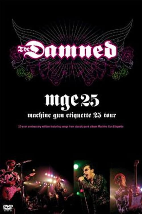 Poster for The Damned - Machine Gun Etiquette - 25th Tour