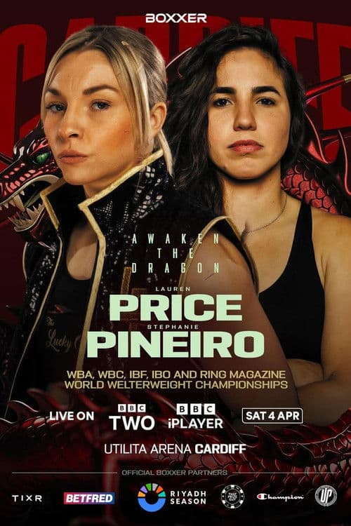 Poster for Lauren Price vs. Stephanie Pineiro Aquino