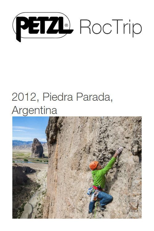 Poster for Petzl RocTrip Argentina 2012