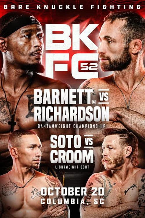Poster for BKFC 52: Barnett vs. Richardson