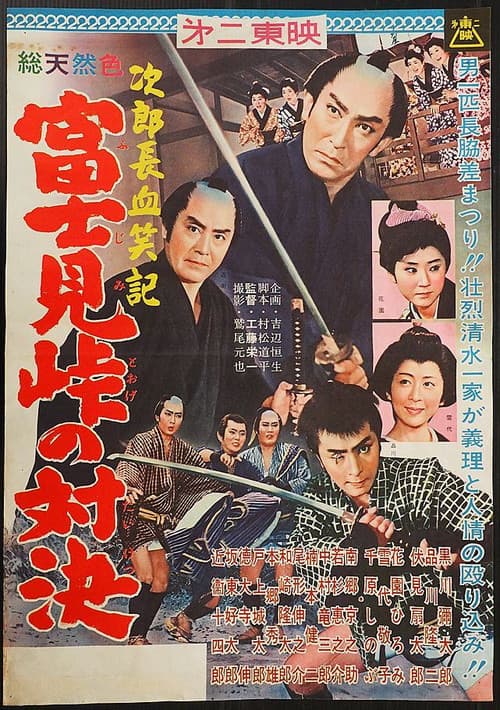 Poster for Bloody Account of Jirocho: Duel at Fujimi Pass