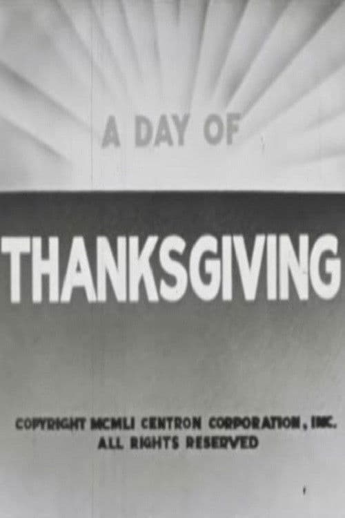 Poster for A Day Of Thanksgiving