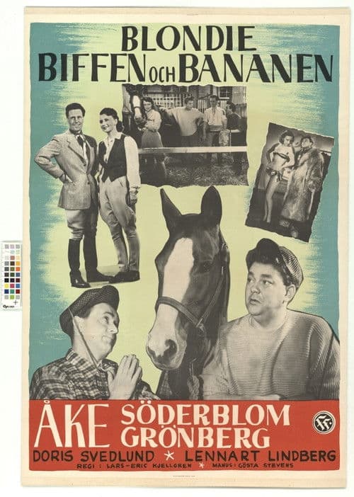 Poster for Blondie, Biffen och Bananen