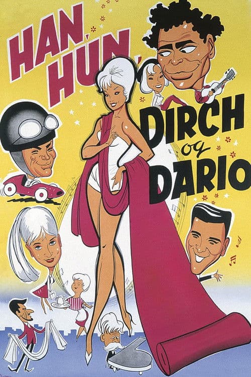 Poster for Han, hun, Dirch og Dario