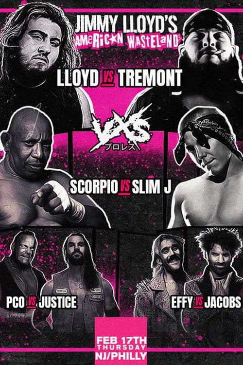 Poster for VxS Jimmy Lloyd's American Wasteland