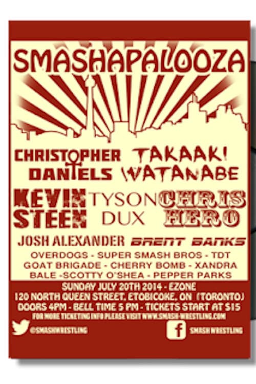 Poster for Smash Wrestling Smashapalooza 2014