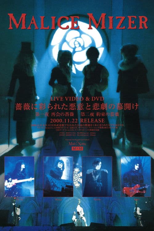 Poster for MALICE MIZER: Bara ni Irodorareta Akui to Higeki no Makuake