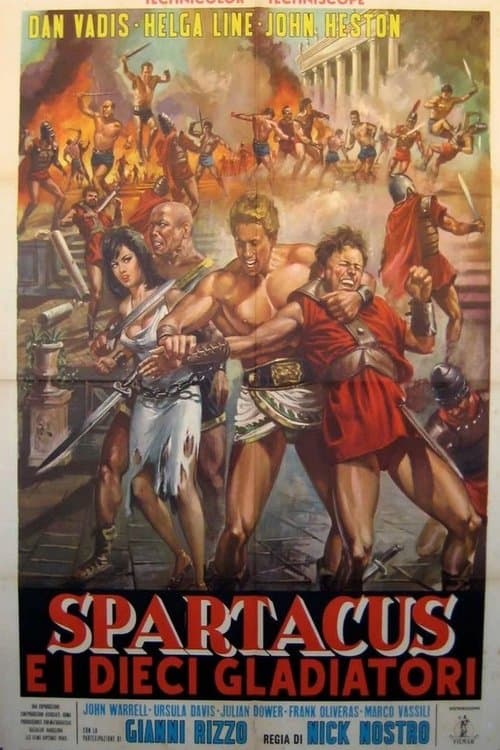 Poster for Spartacus and the Ten Gladiators