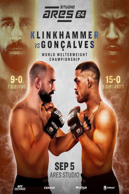 Poster for ARES 24 Studio: Klinkhammer vs. Goncalves