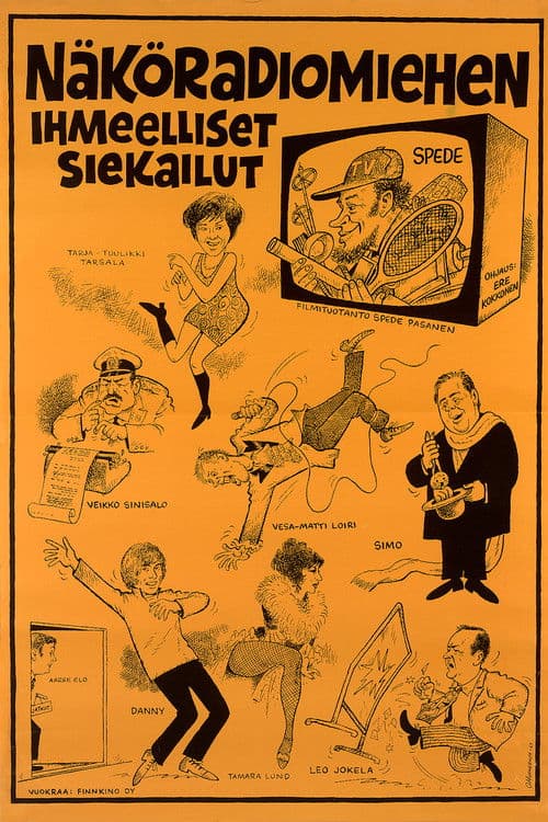 Poster for Näköradiomiehen ihmeelliset siekailut