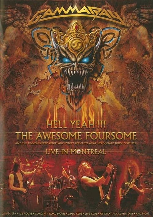 Poster for Gamma Ray: Hell Yeah!!! The Awesome Foursome: Live In Montreal