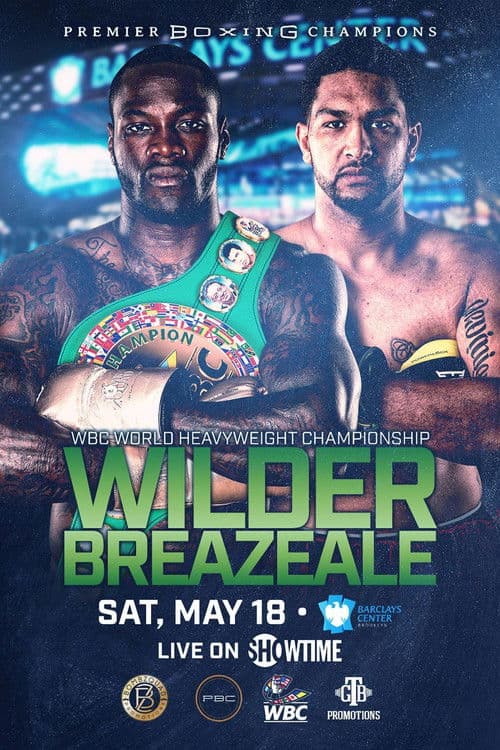 Poster for Deontay Wilder vs. Dominic Breazeale