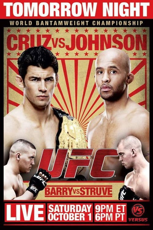 Poster for UFC on Versus 6: Cruz vs. Johnson