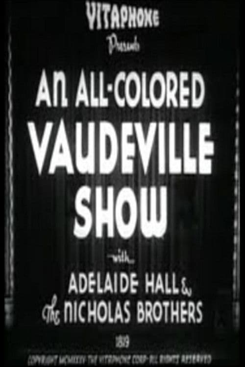Poster for An All-Colored Vaudeville Show
