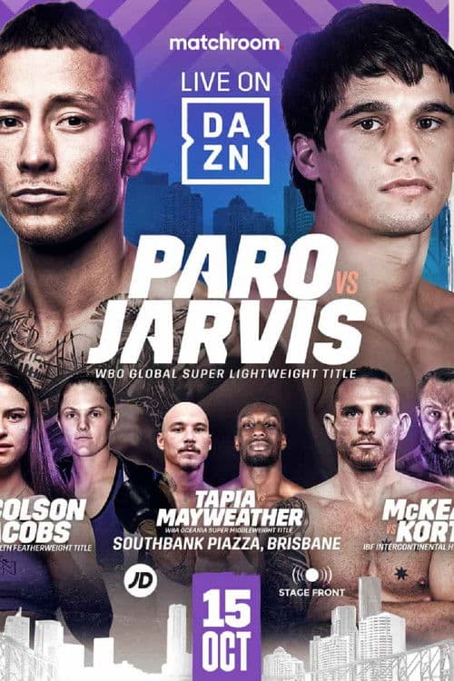 Poster for Liam Paro vs. Brock Jarvis