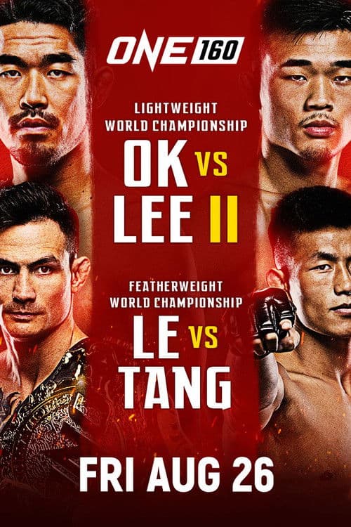 Poster for ONE 160: Ok vs. Lee 2