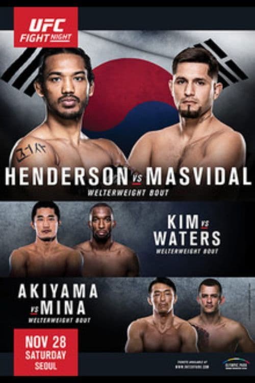 Poster for UFC Fight Night 79: Henderson vs. Masvidal
