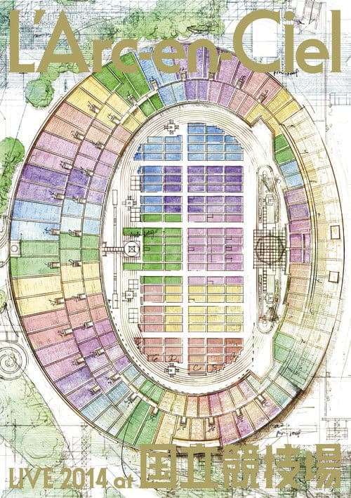 Poster for L'Arc-en-Ciel LIVE 2014 at National Stadium