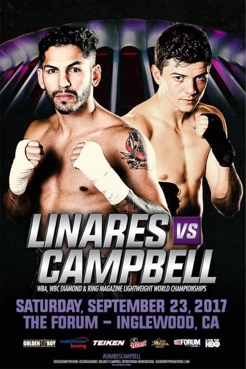 Poster for Jorge Linares vs. Luke Campbell