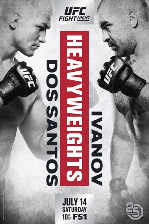 Poster for UFC Fight Night 133: dos Santos vs. Ivanov