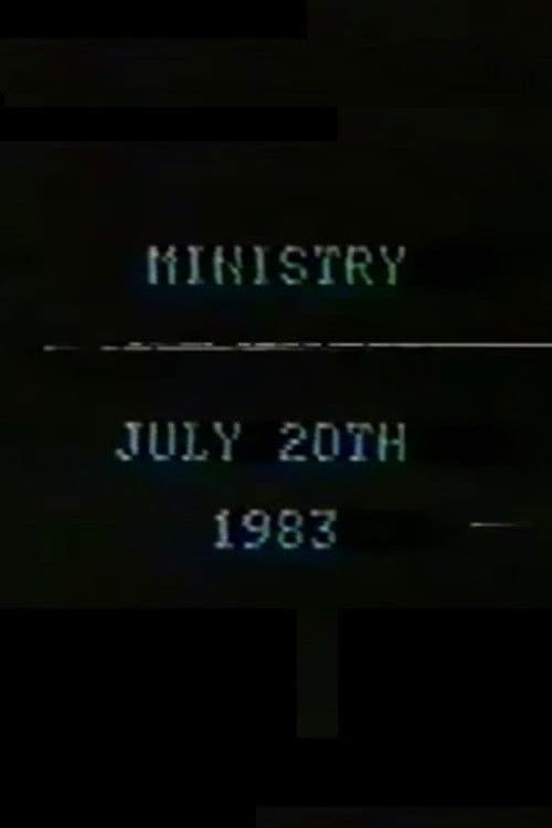 Poster for Ministry July 20th, 1983