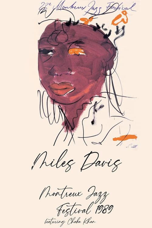 Poster for Miles Davis - Montreux Jazz Festival