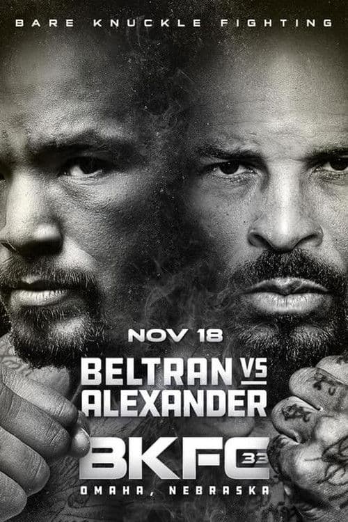 Poster for BKFC 33: Beltran vs Alexander