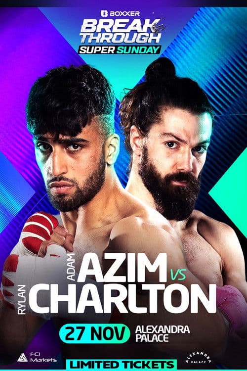 Poster for Adam Azim vs. Rylan Charlton