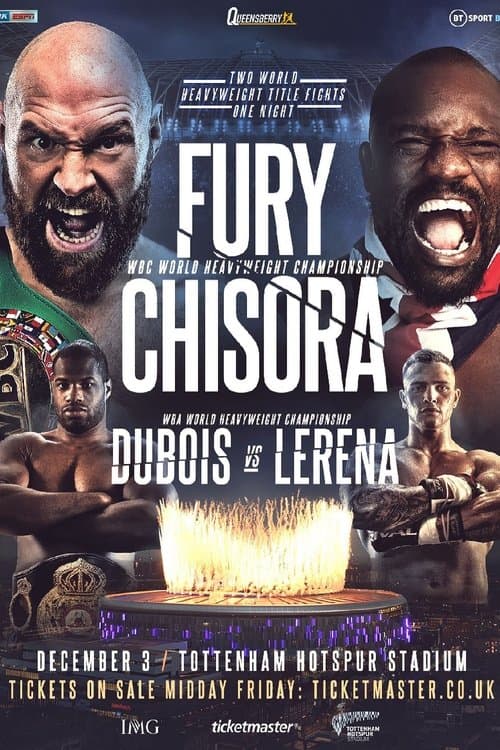 Poster for Tyson Fury vs. Derek Chisora III