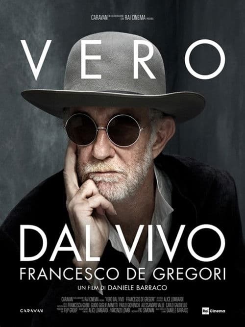 Poster for Vero dal vivo. Francesco de Gregori