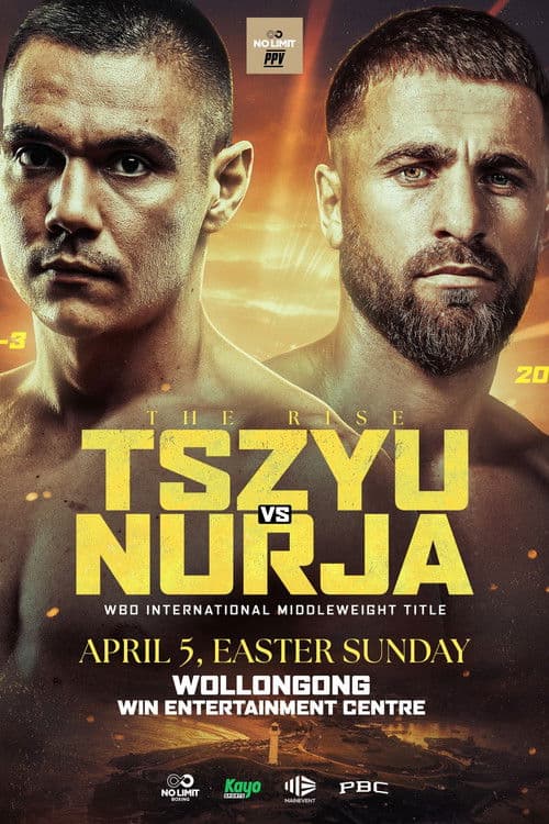 Poster for Tim Tszyu vs. Denis Nurja
