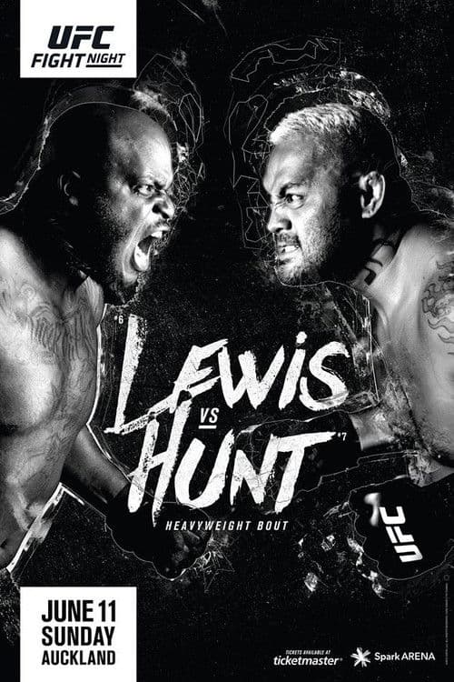 Poster for UFC Fight Night 110: Lewis vs. Hunt