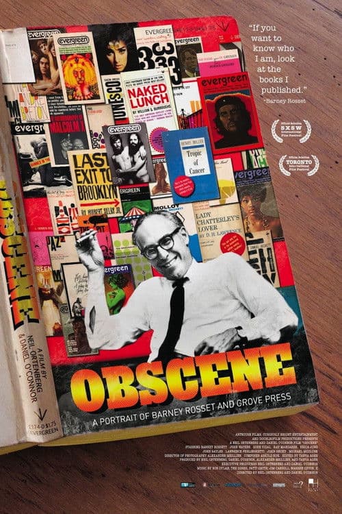 Poster for Obscene: A Portrait of Barney Rosset and Grove Press