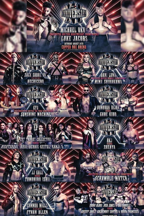 Poster for RevPro 12 Year Anniversary Show