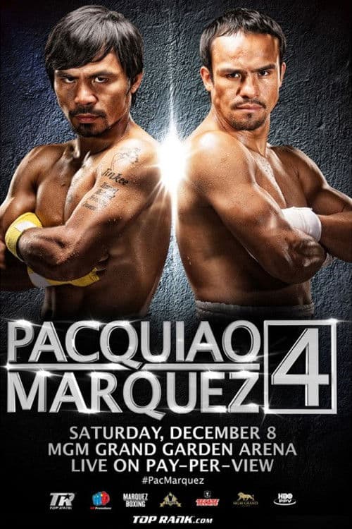 Poster for Manny Pacquiao vs. Juan Manuel Márquez IV