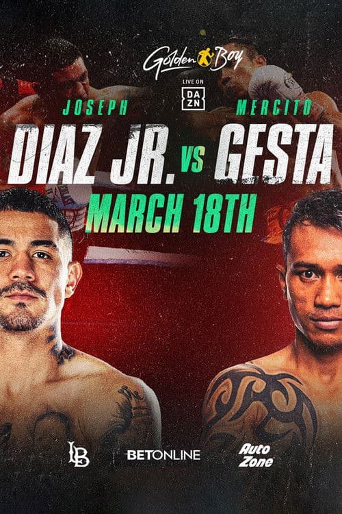 Poster for Joseph Diaz Jr vs. Mercito Gesta