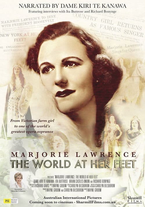 Poster for Marjorie Lawrence: The World at Her Feet