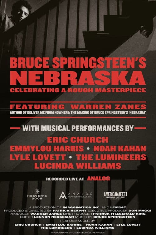 Poster for Bruce Springsteen's Nebraska: A Celebration In Words and Music
